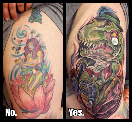 Dinosaur Tattoo to the Rescue